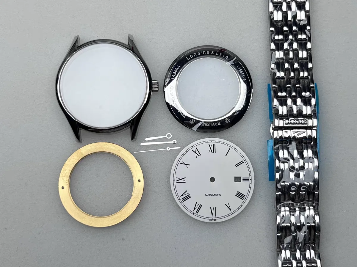 Accesorios de reloj sustituto para Luya Fit 2824 2130 2892 accesorios de caja de movimiento juego completo de zafiro