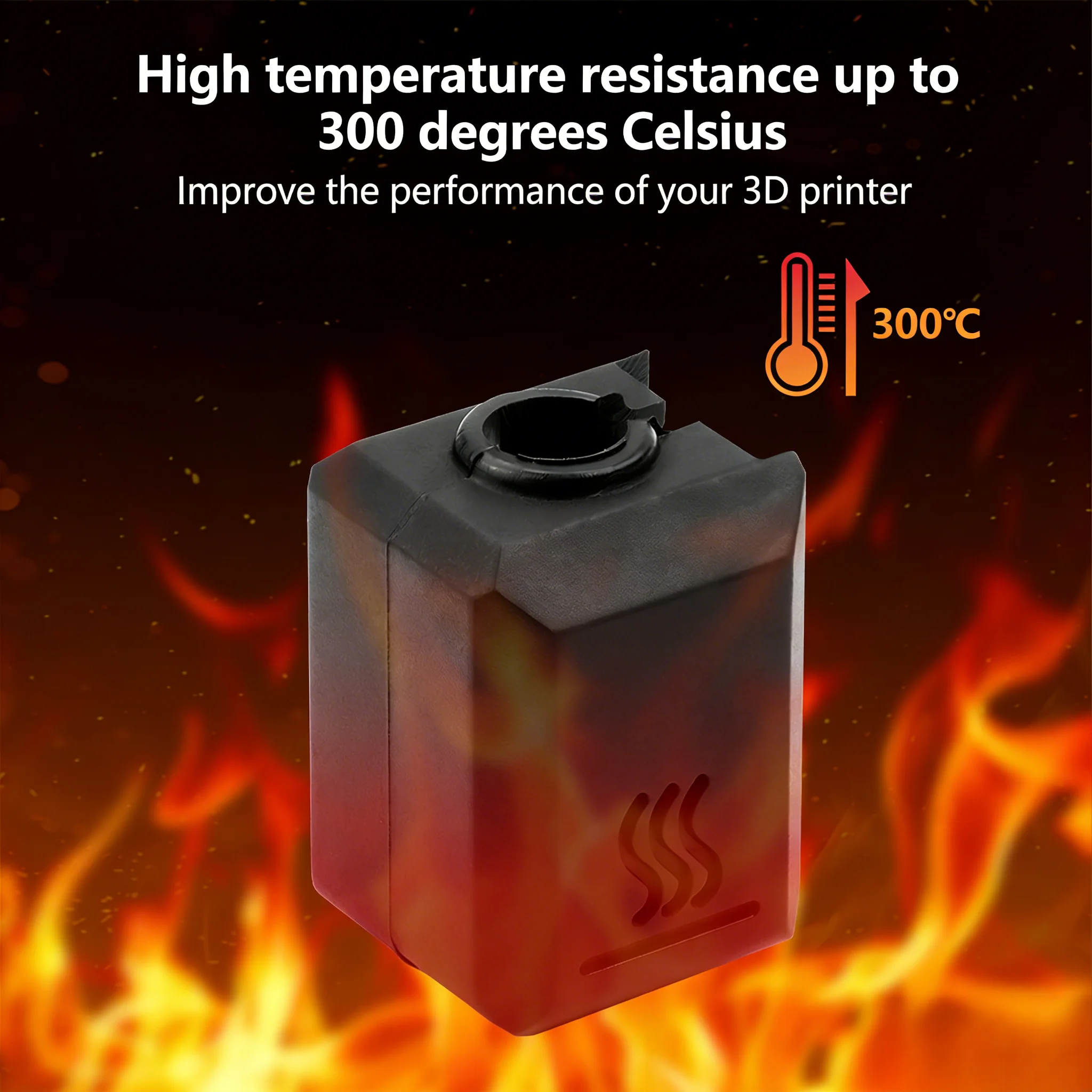 

3D Printing U1 Hot End Kit with High-Temperature Resistant Silicone Protective Cover Compatible with Sanpmaker's Latest Products