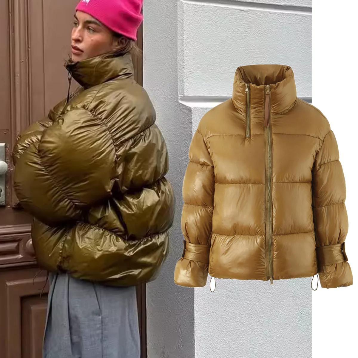 

Maxdutti зимняя уличная модная женская куртка для блоггеров, женская одежда, топы, винтажное пальто для женщин