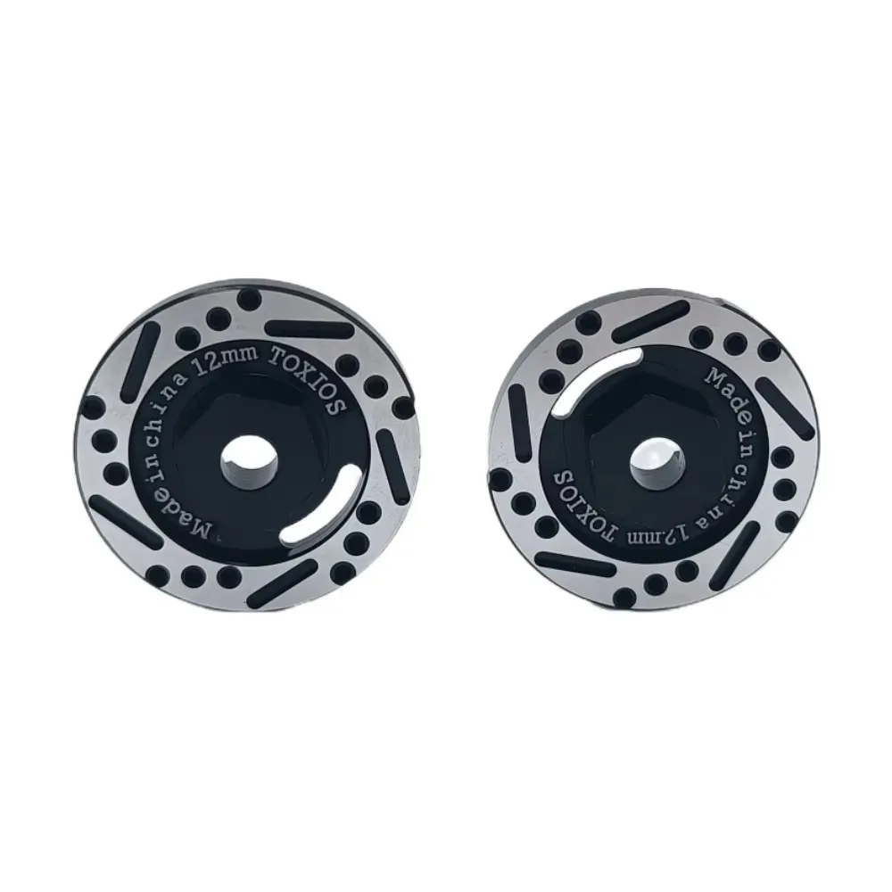 

2pcs Metal Brake Discs 1/10 Drift RV Disc Brake Pads Model Anti-True Brake Discs