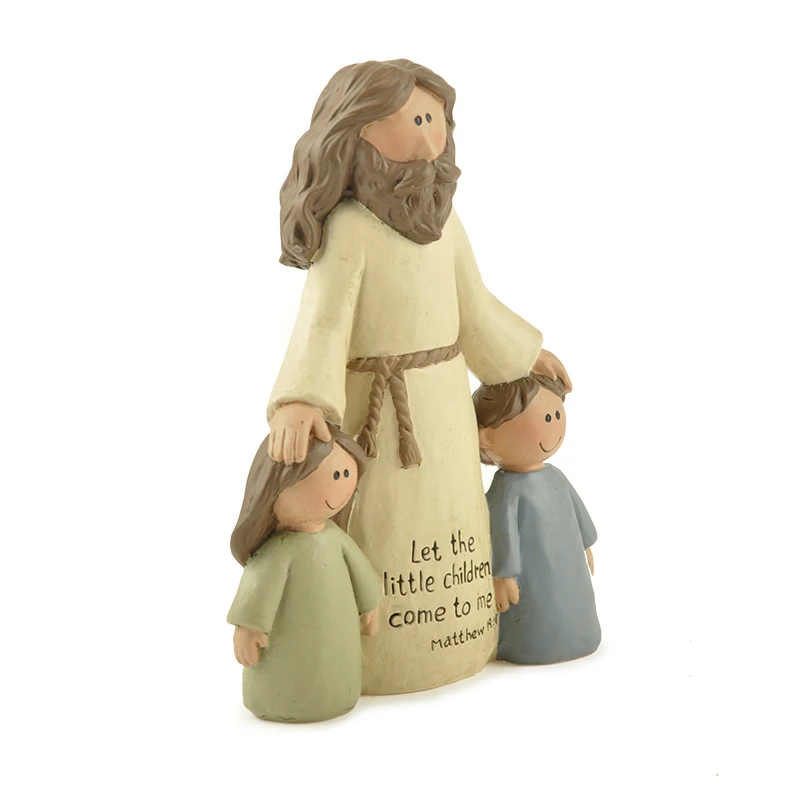 Resin Church Souvenir Home Decoration Bible Character Cute Gift Home Decor Catholic Gift Resin Christian Gift Church Supplies