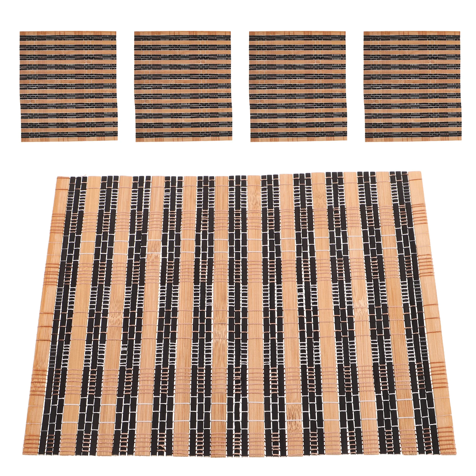 

5pcs Bamboo Heat Insulation Pad Thickened Sauna Mat Spa Bath Cushion Steam Room Seat Soft Comfortable Durability