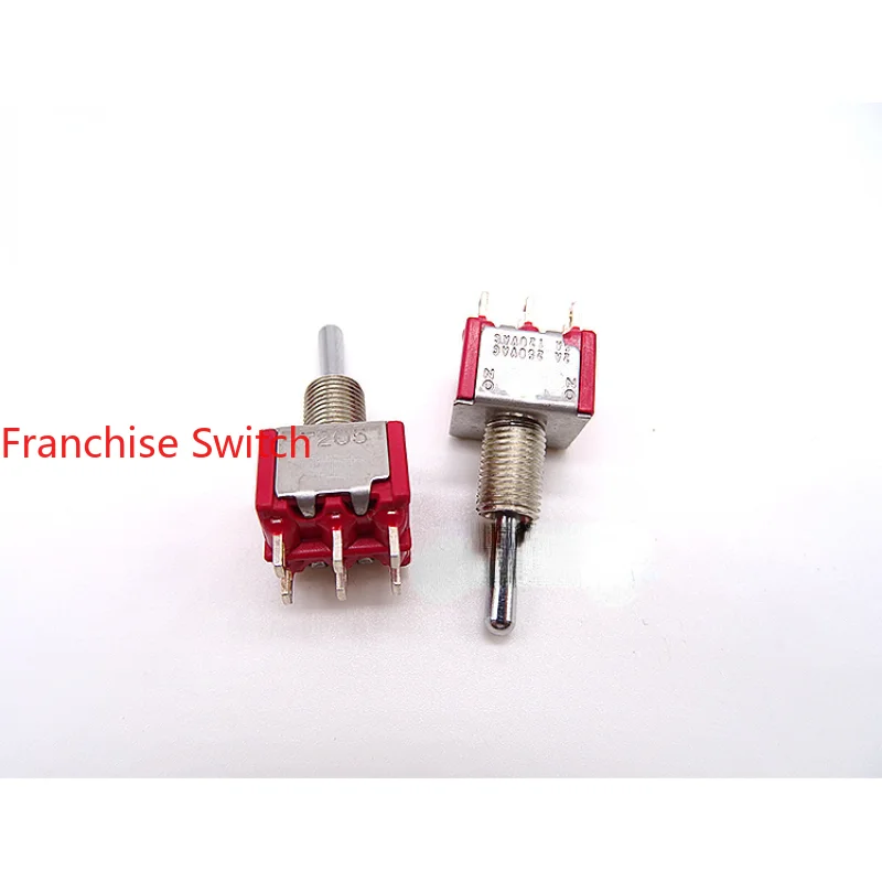 5PCS 7205 Toggle Switch Shake Head Left And Right Auto  6-pin  