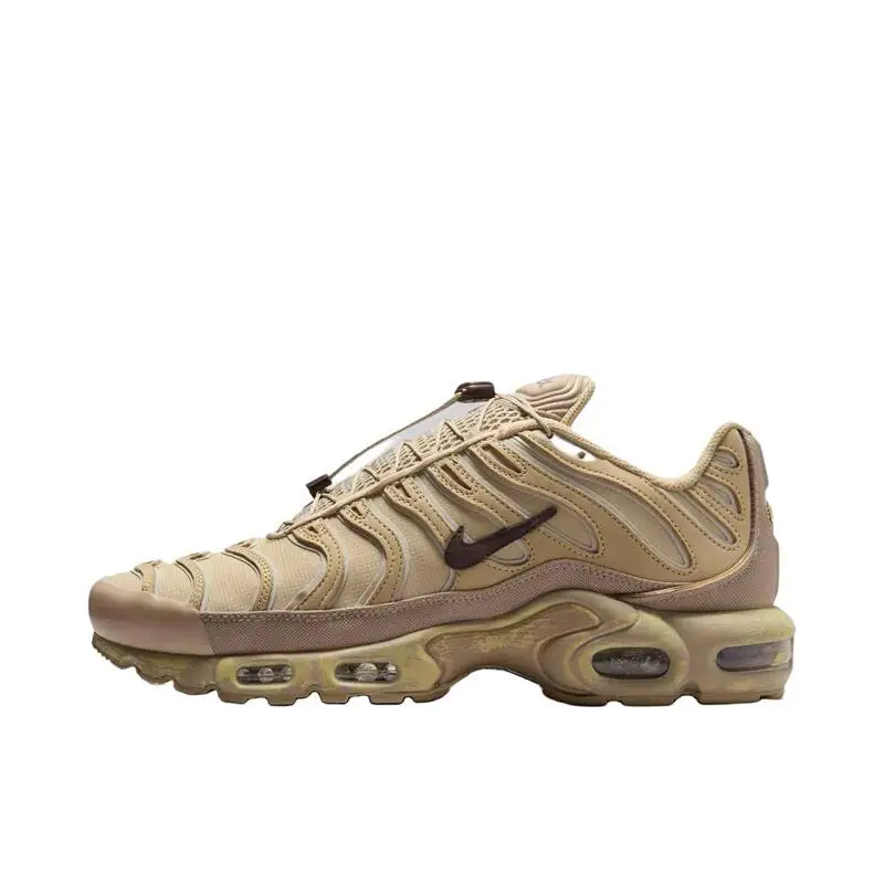 Nike Air Max Plus Men's and Women's Running Shoes Are Comfortable and Low Cut, Suitable for Casual Wear in Yellow and Black