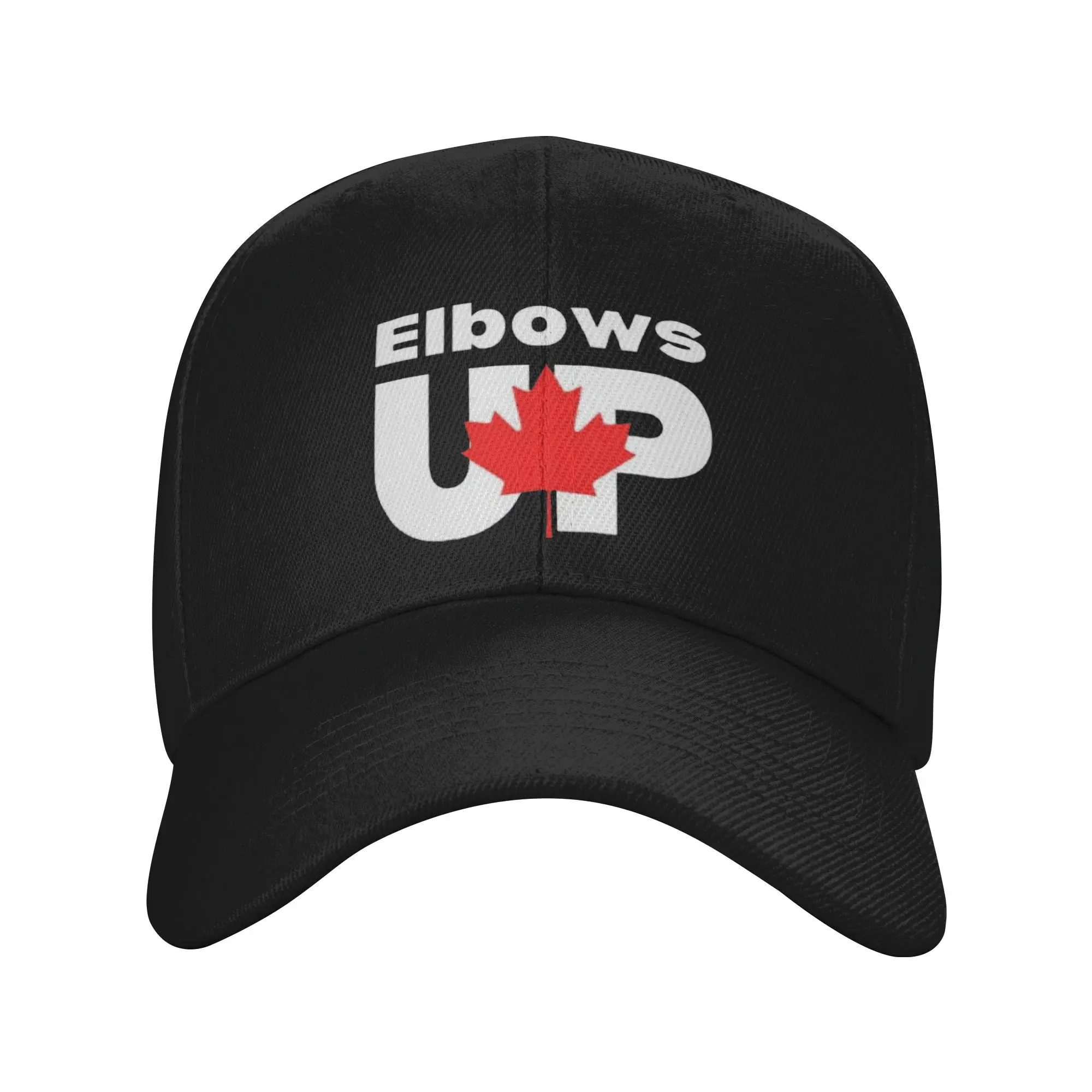 

Unisex Elbows Up Canada Merch Baseball Caps Dad Hat Unique Design Outdoor Wear Adjustable