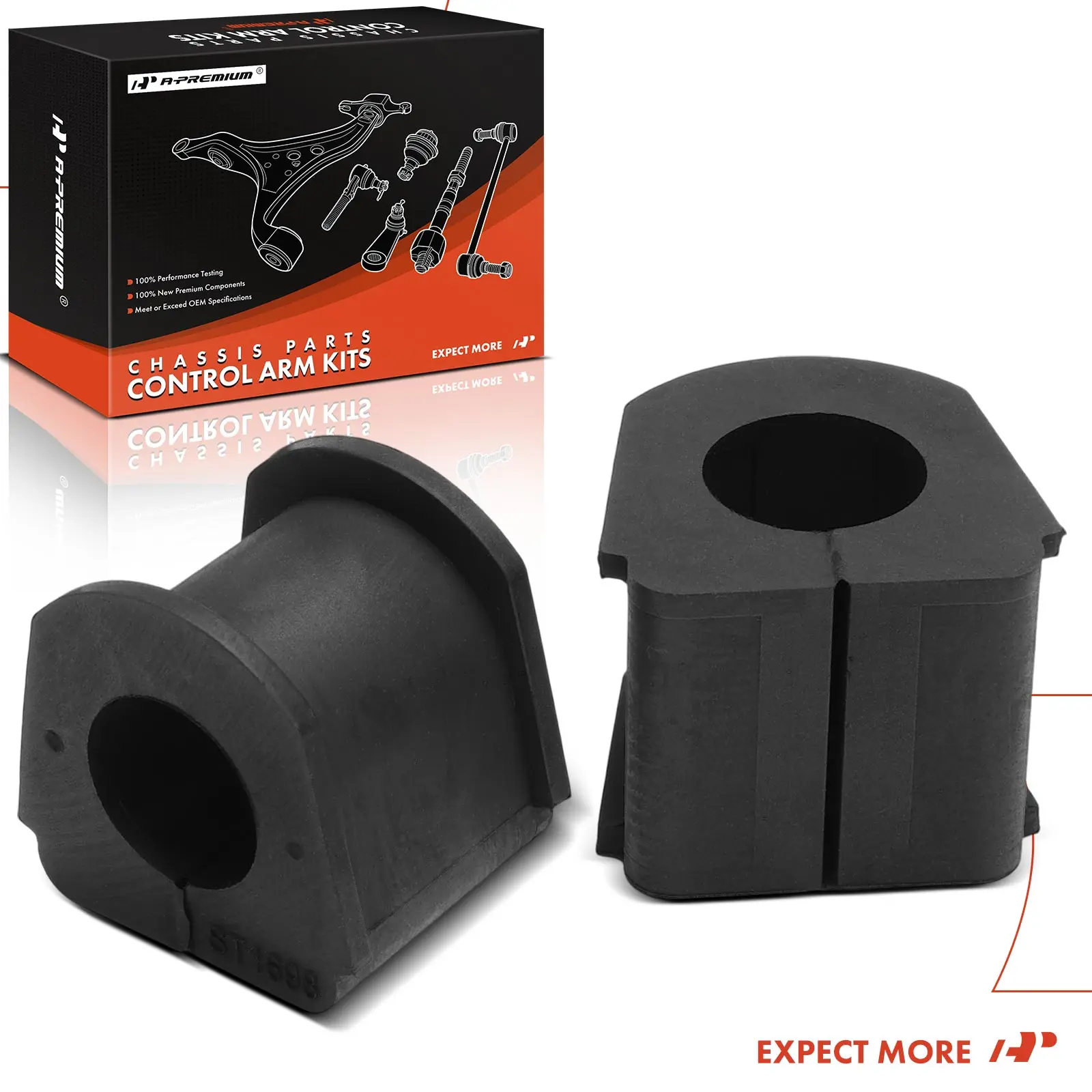 A-Premium 2x Rear Suspension Sway Bar Bushing Kit for Mitsubishi Montero Sport 2000-2004
