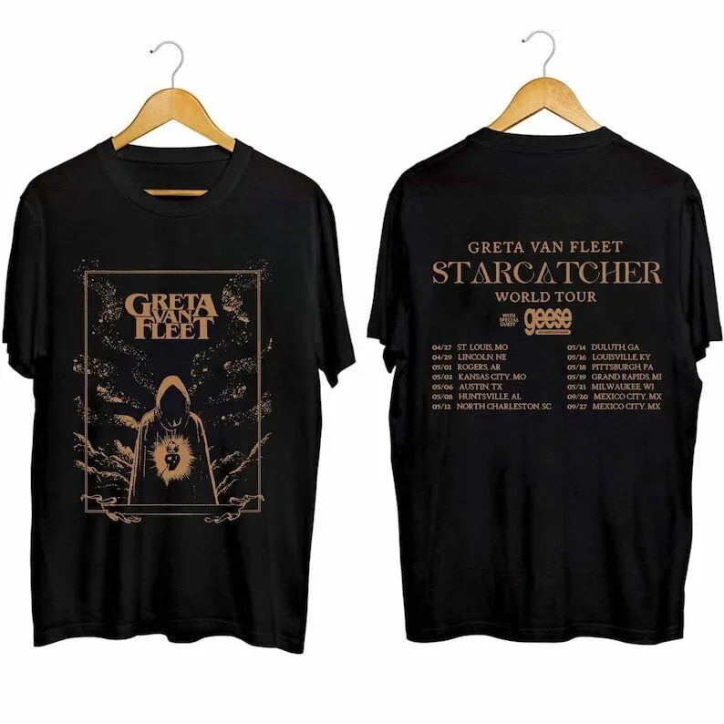 

Greta Van Fleet Starcatcher World Tour 2024 Shirt, Band Fan Shirt