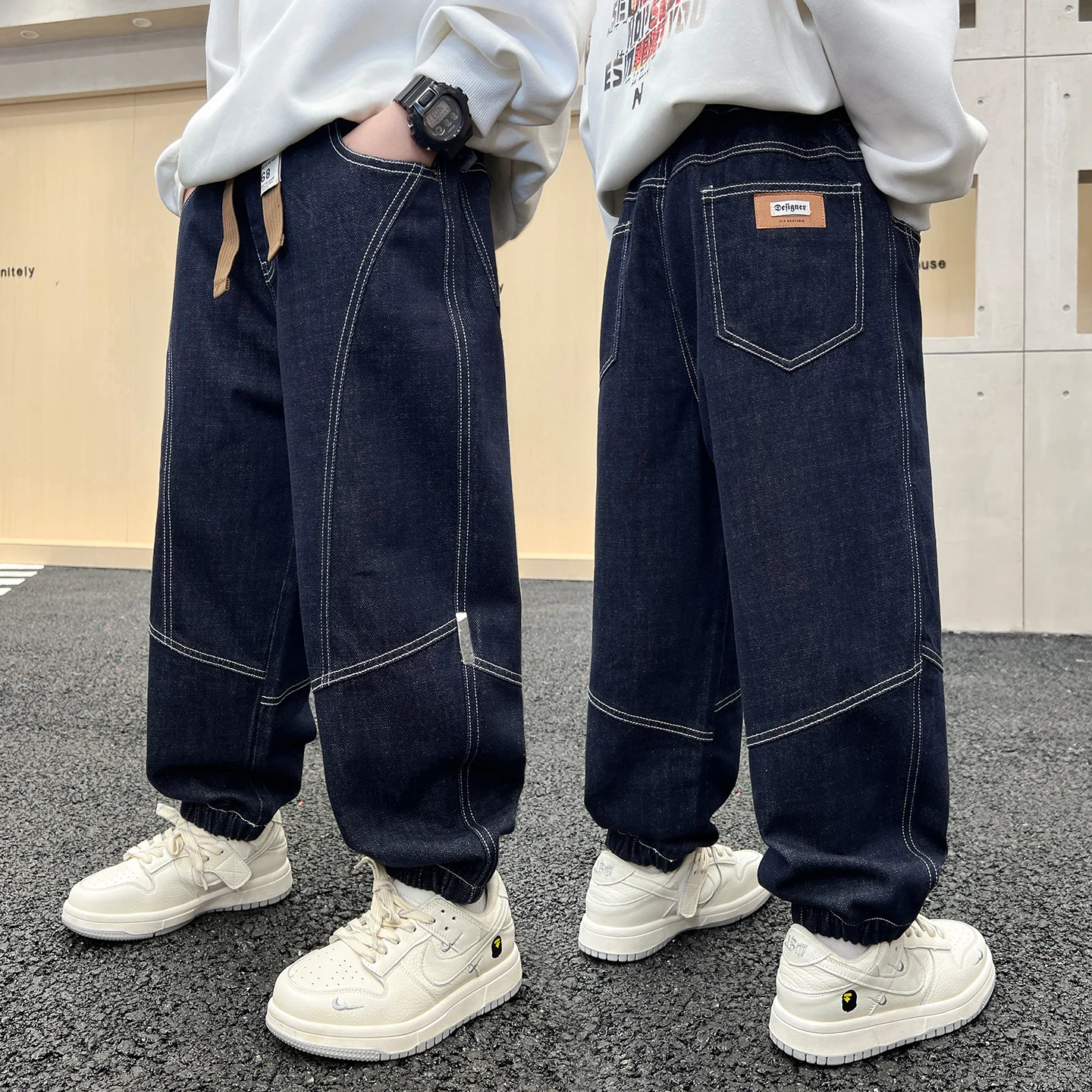 

2025 Fall New Solid Color Tuck-In Leg Pants Comfortable Minimalist Casual Pants High Quality