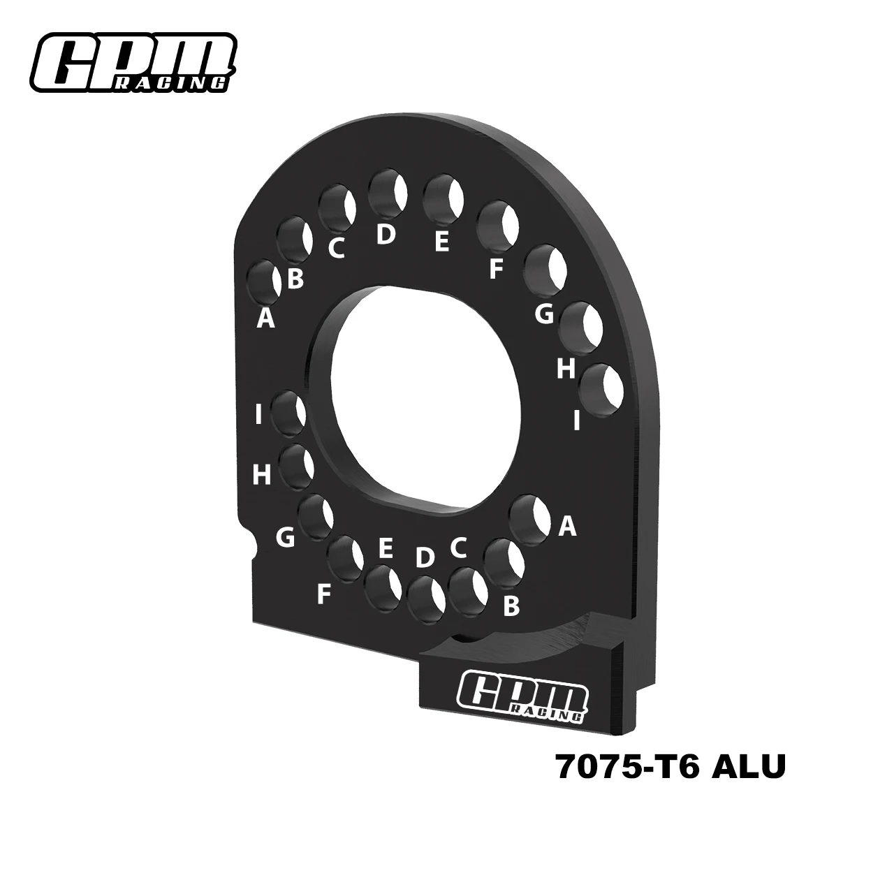 แผ่นยึดมอเตอร์โลหะผสม GPM 7075 เสริมสร้างสําหรับ TRAXXAS Mini Maxx