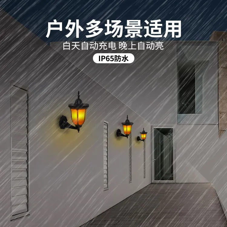 96LED لهب ضوء الشمس في الهواء الطلق مصابيح الحديقة المشهد الفيضانات IP65 مقاوم للماء التحكم في الضوء في الهواء الطلق الشرفة ضوء المحيطة مصباح الساخن #3