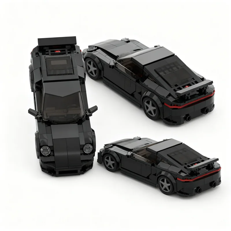 354 قطعة MOC بورشيد توربو S مدينة أبطال نموذج ألعاب البناء كتل العمارة تجميع لتقوم بها بنفسك هدايا عيد الميلاد فكرة إبداعية