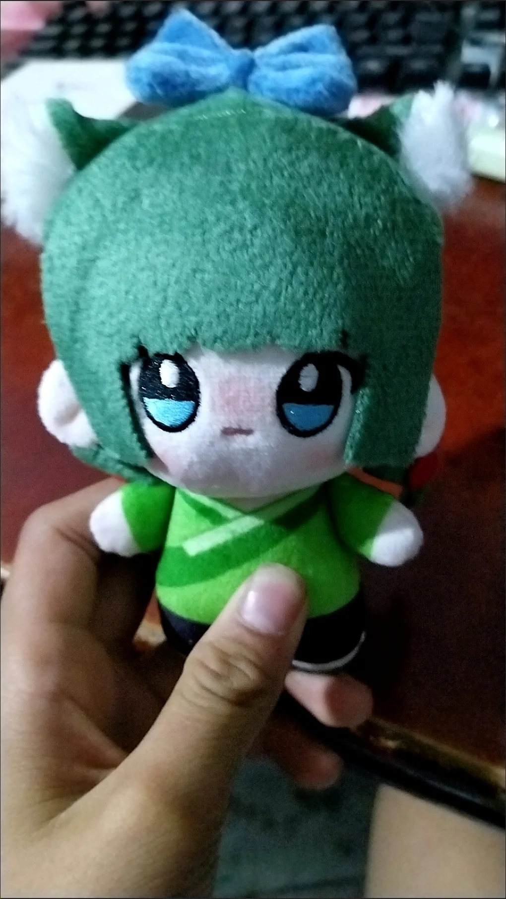 Stuffed 10cm The Apothecary Diaries Nunu Cat Printed Plush Doll - Cute Keychain for Backpack Decoration