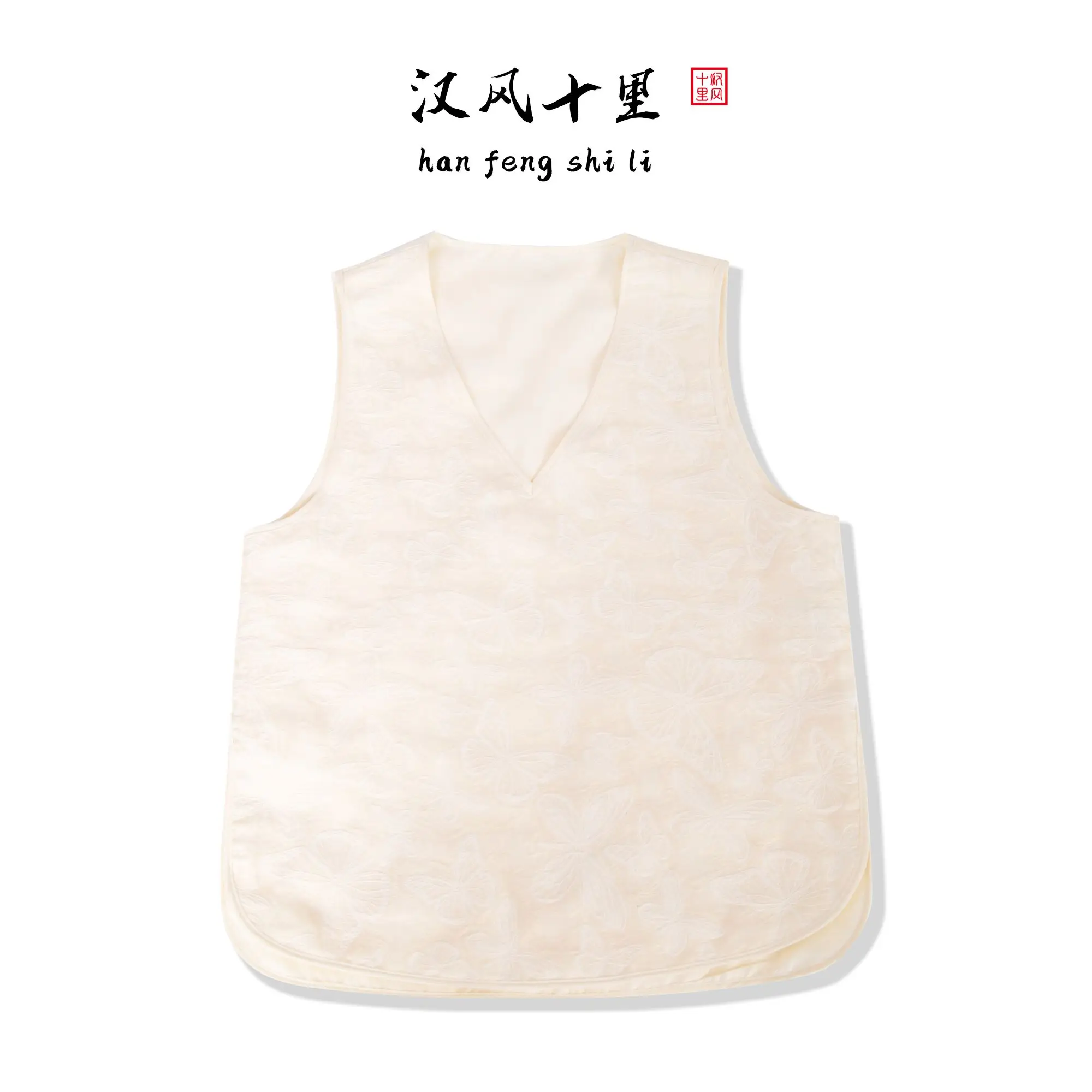hanfengshili-women-cream-butterfly-jacquard-vest-new-chinese-v-neck-sleeveless-loose-waistcoat
