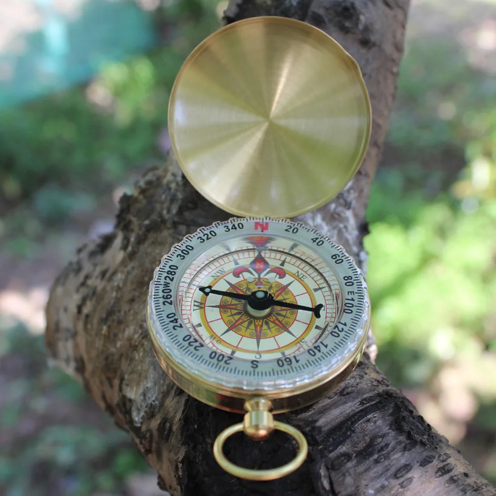 

Luminous Compass Outdoor Hiking Camping Pocket Watch Vintage Gift Adventure Multifunction