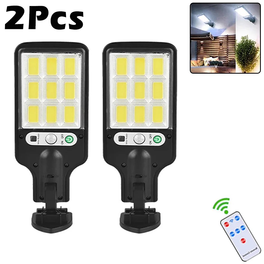 XIWANGFIRE 1 ~ 6PCS Solar Straße Licht LED Solar Garten Lampe 3 Modus Im Freien Wasserdichte Motion Sensor Solar Wand Beleuchtung für Terrasse Garten 4