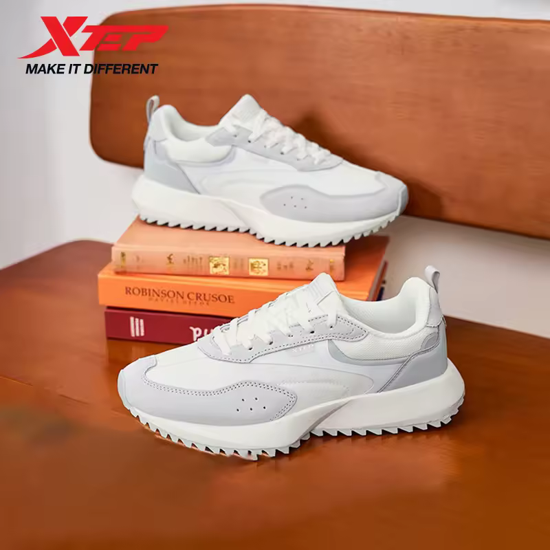 נעלי Xtep לנשים קיץ נוחות נעליים קואז'ואל עמידות אופנתיות נושמות נעליים לחוץ 876218320031