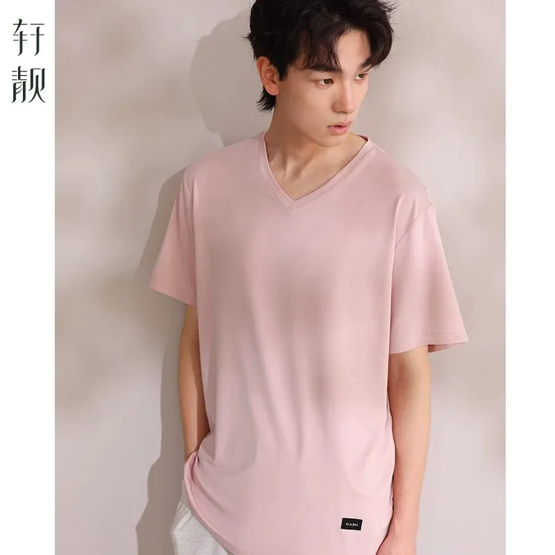 74850 pink [single top] [v neck style]