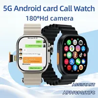 Ultra AI3 256GB 4G Android smartwatch 2.2-inch 448 * 528 AMOLED screen health monitoring 180 ° rotating camera SIM