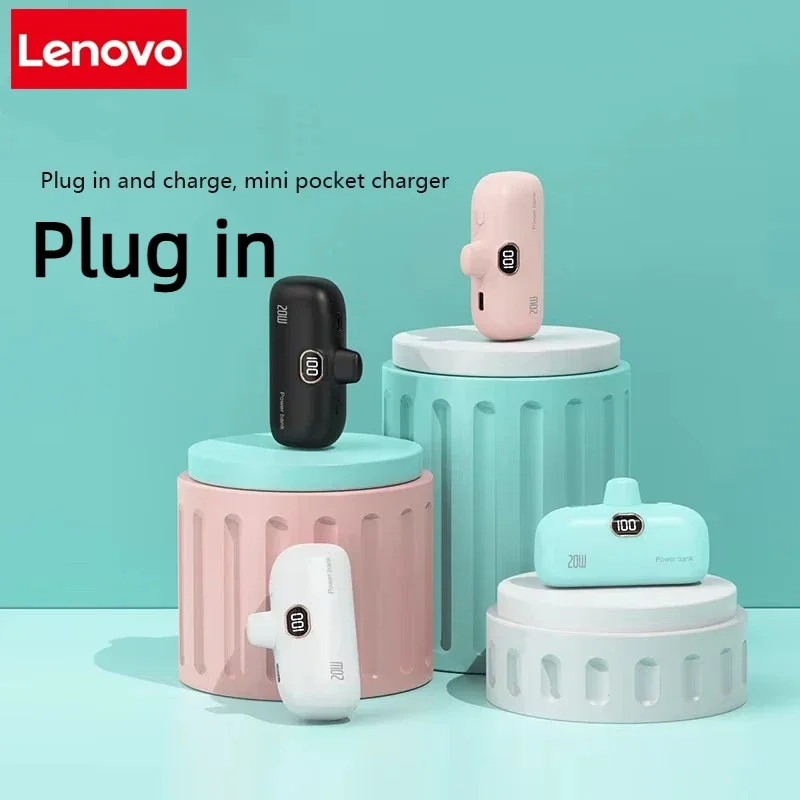 Lenovo Mini Convenient Mobile Power Bank 30000mAh Portable Fast Charging Suitable For iPhone For Samsung External Battery 2026 view 2