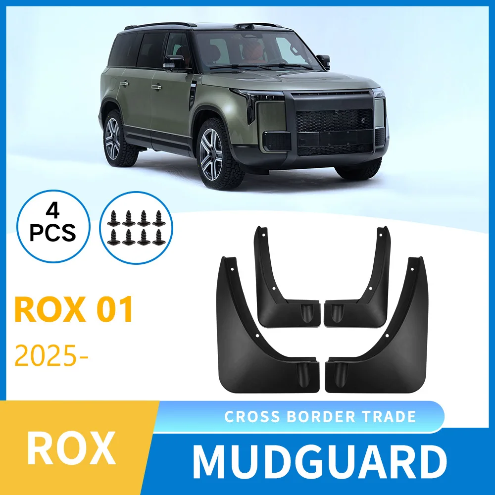 

Mudguard skin and exterior decoration of Rox 01 2023-2025 car tires,Mudflaps Front Rear Flares Splash Guards Cover Car Accessori