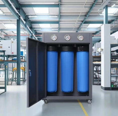 BEST-772 South Africa Factory Price 20 Inch Steel Frame Jumbo Blue Whole House Reverse Osmosis Water Filter System 1 Year