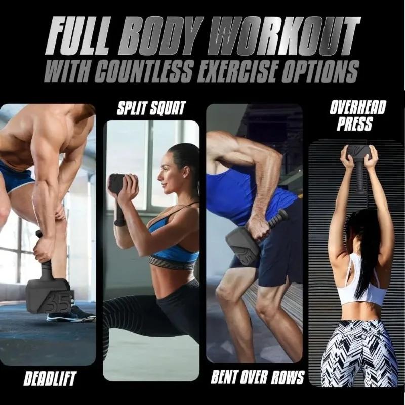 للفتيات Hammer Kettlebells 15، 25، 35 رطلاً - أوزان من الحديد الزهر ومقبض مطلي بمسحوق مضاد للانزلاق - صالة الألعاب الرياضية لتدريبات القوة في صالة الألعاب الرياضية #3