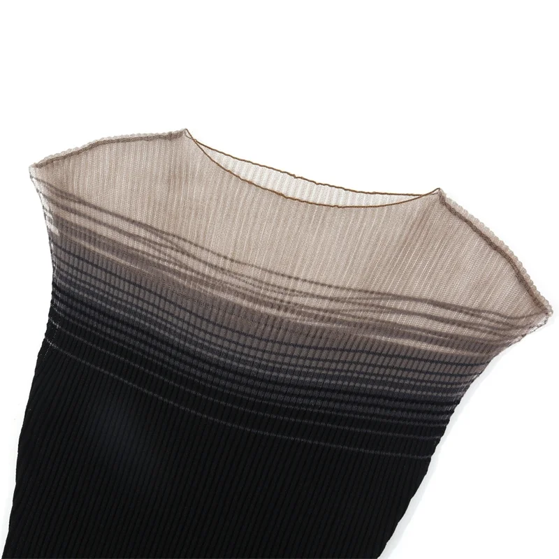 Robe longue sans manches pour femmes, élastique, slim, pour l'été 2025, Sexy, transparente, jupe serrée aux hanches, robes de soirée dégradées, nouvelle collection