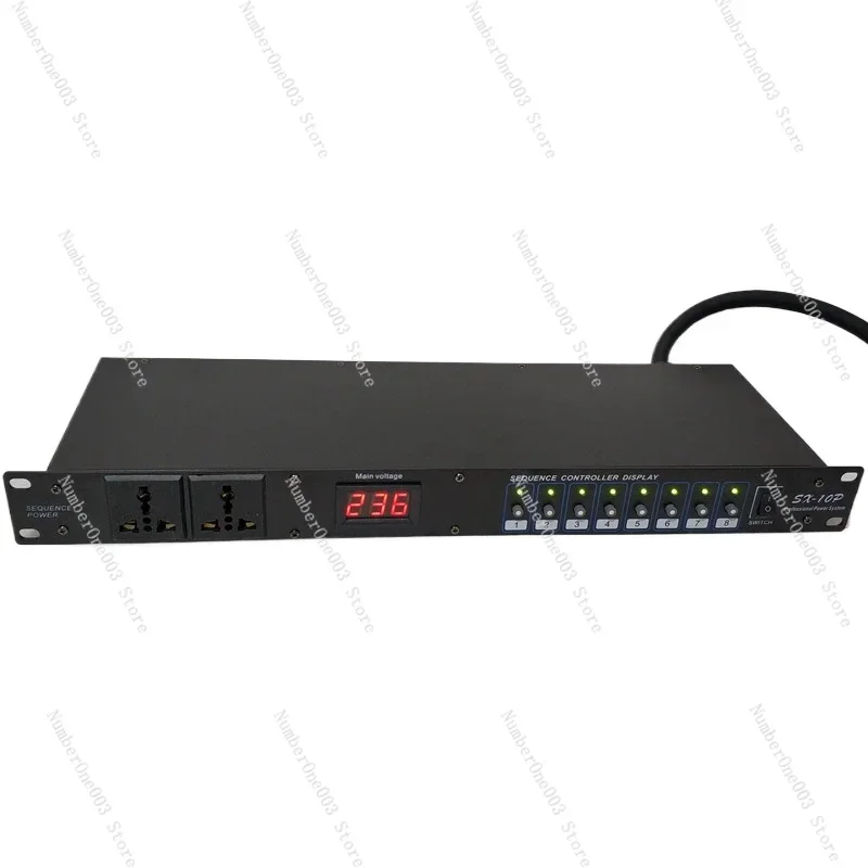 

Stage Performance Wedding C- Make Power Sequencer 8 2-Way Controller With Screen Multi-Energy Socket