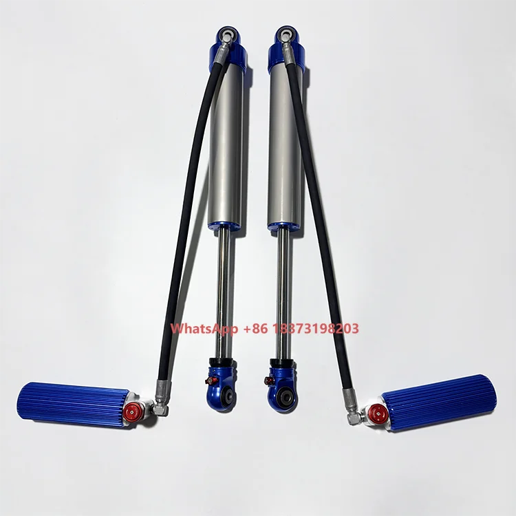 JK  Shock  Absorber 12 - Stage Compression  12 - Stage Rebound Blue 4 Inches with a Pipe Diameter of 2.25 Inches