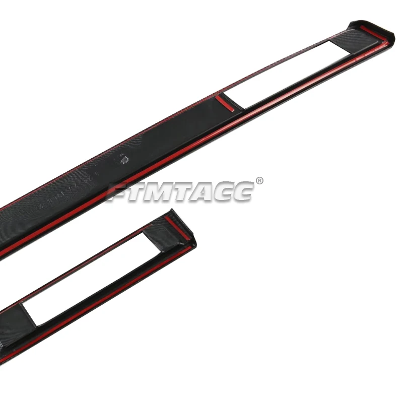 For Chery Omoda 5 C5 2024 2025 ABS Carbon Fiber Interior Center Console Co-pilot Dashboard  Strip Interior Door Decorative