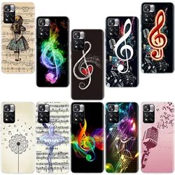 Emotional musical symbols Phone Case For Xiaomi Redmi Note 14 Pro 12 Plus 12S 10 11 Pro 4G 5G 9T 9S 8T 10S 11T 11S 11E 9 8 Coque