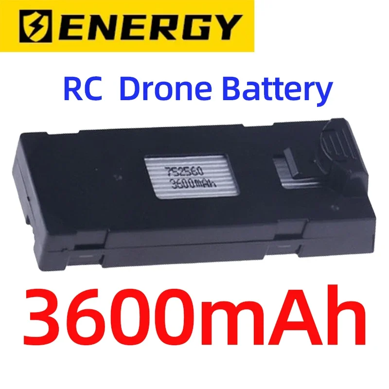 E88 RC Drone Official 3600mAh 3.7V Battery Accessory For E88PRO E88 E99 E525 Ls-E525 P1 P5 K3 Battery Spe Special Part 10Pcs