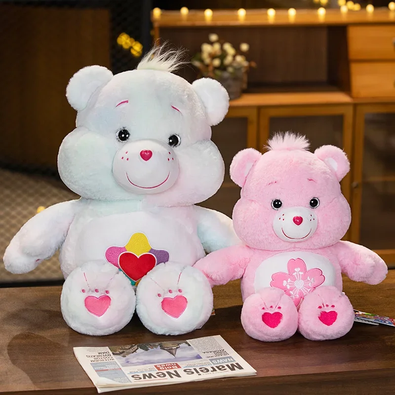 Care Bears Plush Teddy Bear Stuffed Doll Lovely Anime Bear Peluche Kawaii Room Decor Soft Sofa Cushion Kid's Birthday Day Gifts