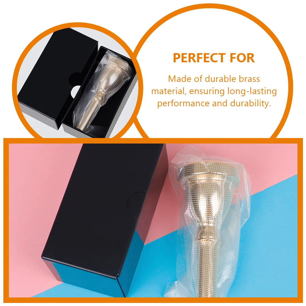 

14Mm Tuba Mouthpiece for Beginners Professional Use Heavy Duty Brass Material Easy Install Replacement Tuba Accessories Tool