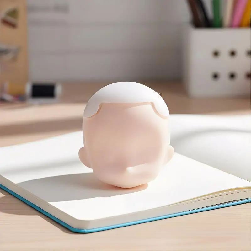 GSC Universal Head Shell and Blank Face Mold for Clay Doll DIY Ob11 Doll Accessories Home Crafting Project Artistic UseHot