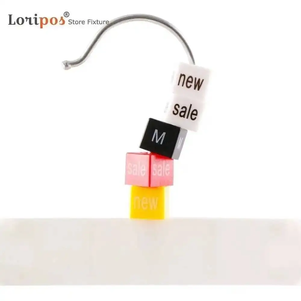 100 Pezzi Etichette di Misura in Plastica per Abiti, Cartellini Segnaprezzi per Vestiti, Accessori per Cucito e Artigianato
