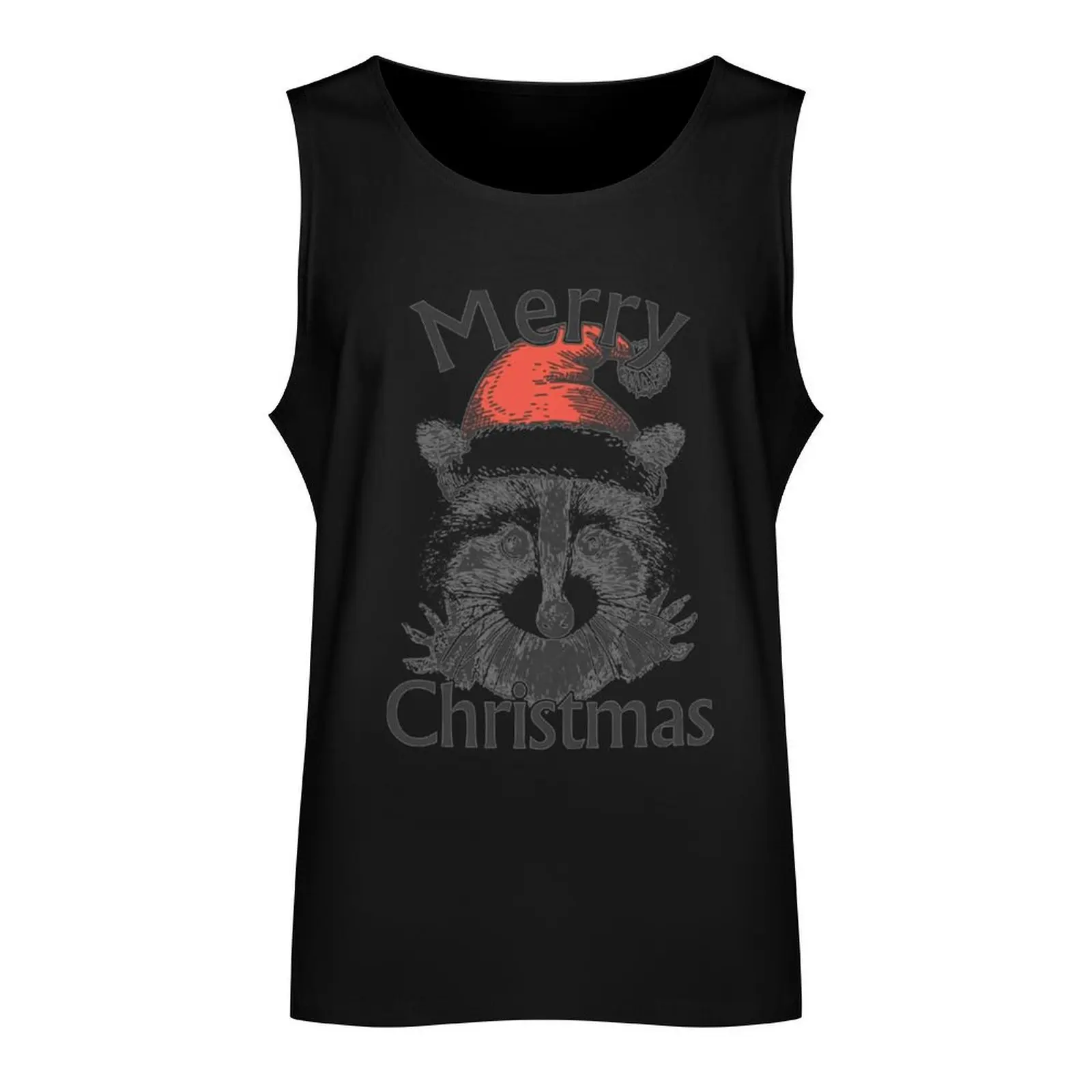 Christmas Raccoon Funny Raccoon Trash Panda Tank Top men gym clothing muscular man cool things