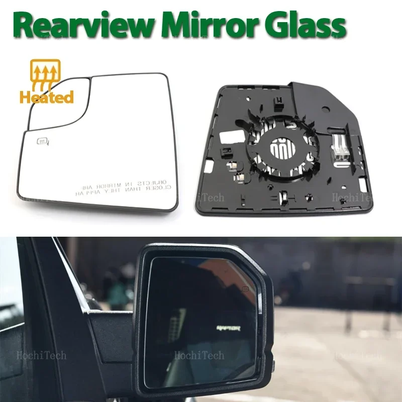 Rearview Mirror Glass Door Wing Mirrors Heated Side Glass for Ford F-150 F150 XL King Ranch Platinum Raptor SuperCrew 2015-2020