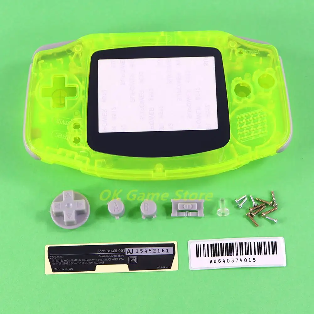 Imagem -04 - Substituição da Capa Shell com Botões de Borracha Condutora Conjunto Completo para Game Boy Advance Gba Game Console 10 Conjuntos