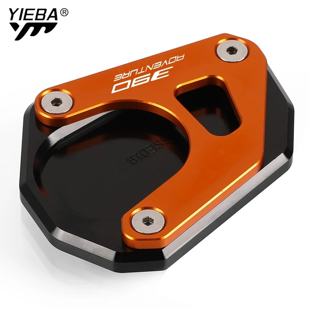 

250Adventure Motorcycle CNC Kickstand Foot Side Stand Extension Support Plate Pad Fit FOR 390 ADV/ Adventure 2020 2021 2022-2023