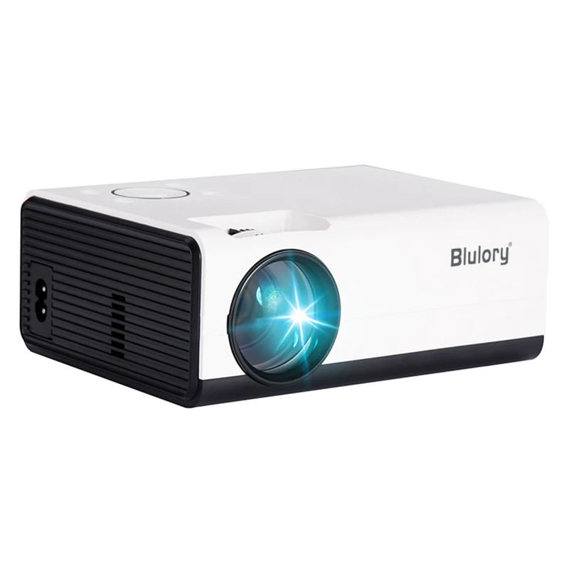 Blulory proiettore Home Theater portatile T1 HD 1080P Android 9.0 1GB 8GB RAM 4K videoproiettore LED per telefoni Home Theater