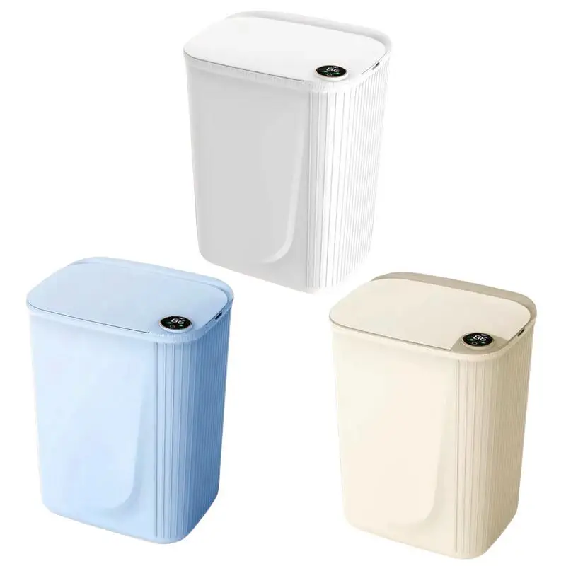 

Touchless Trash Can 22L Smart Trash Can Motion Sensor Garbage Can Automatic Kitchen Trash Bucket Can With Lid Home Wastebasket