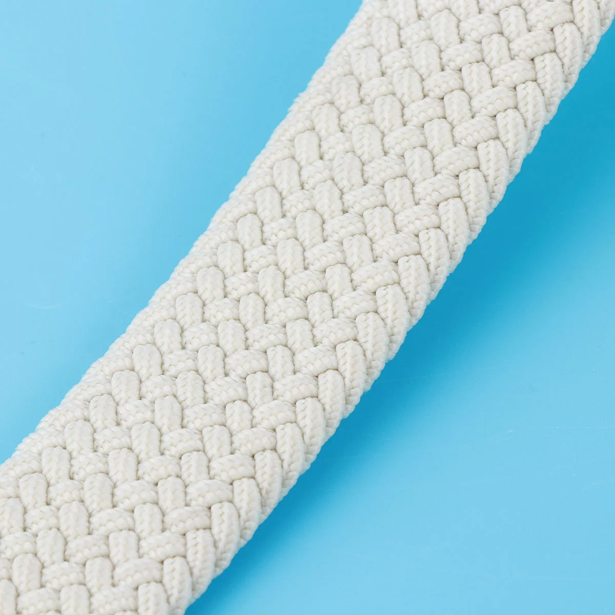 

Elastic Braided Belt for Men Women Casual Woven Beige Stretchable Belts without Holes Jeans Pants