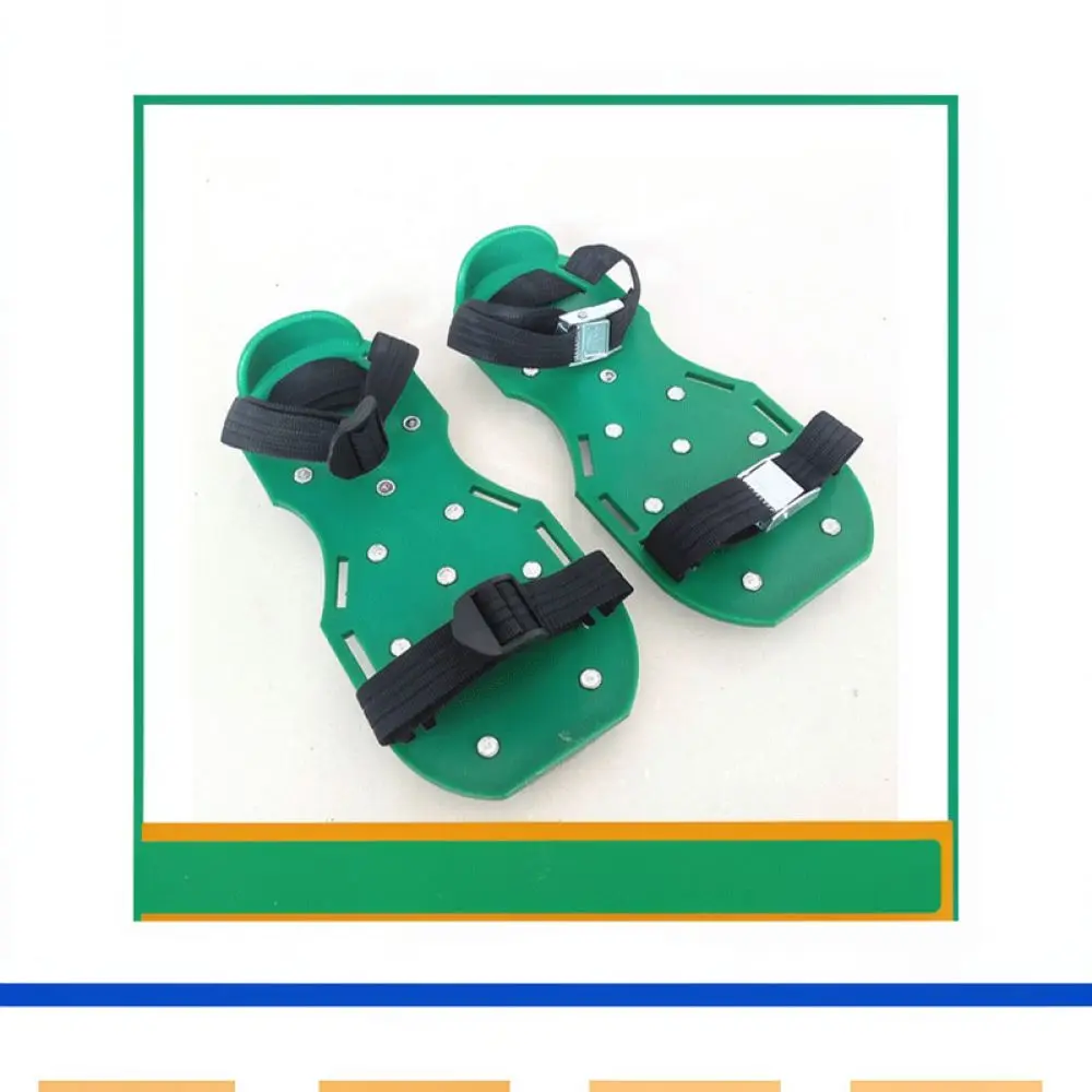 Effective Lawn Aerating Shoes For Grass Cultivation Gardening Tools Epoxy Floor Self Leveling Paint Spiked Footwear