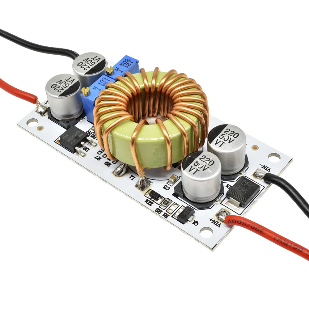 250W 500W 10A Boost Converter Constant Voltage Constant Current Module DC8.5V-48V Step Up Adjustable Power Supply Drive Module