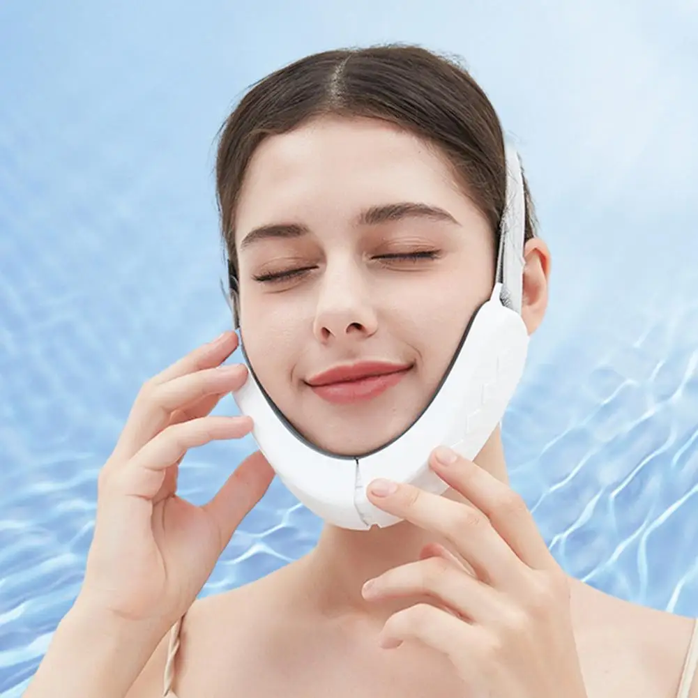 Massageador facial com microcorrente, dispositivo Face Lift, revitalizar os contornos faciais, melhorar a circulação, queixo duplo Slim Jawline para um