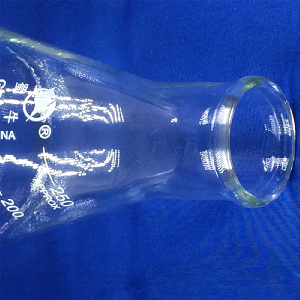 

150 мл, стеклянная колба Эрленмейера, стеклянная коническая колба, широкая горловина, лабораторная посуда