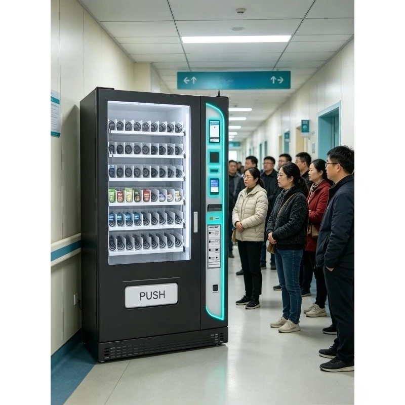 New Technology Unattended Refrigerant Vending Machine 4G LTE For wideworld Market with 600 capacity