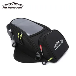 NEW Universal Motorcycle Magnetic Fuel Tank Pack Mobile Phone Navigation Bag Multifunctional Small Oil Reservoit Package