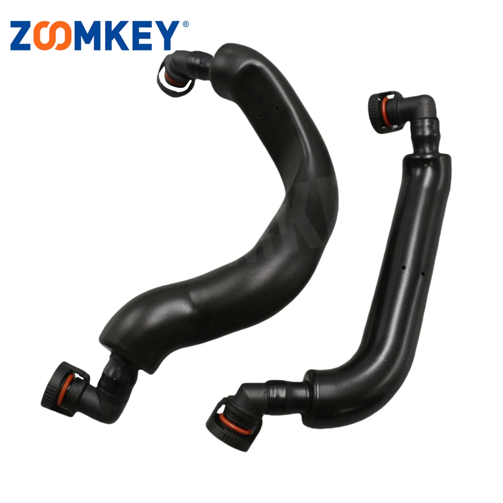 ZOOMKEY Set of 2 New Breather Hoses FIT For BMW X5 545i 645Ci 745Li 11617547185 11617547186